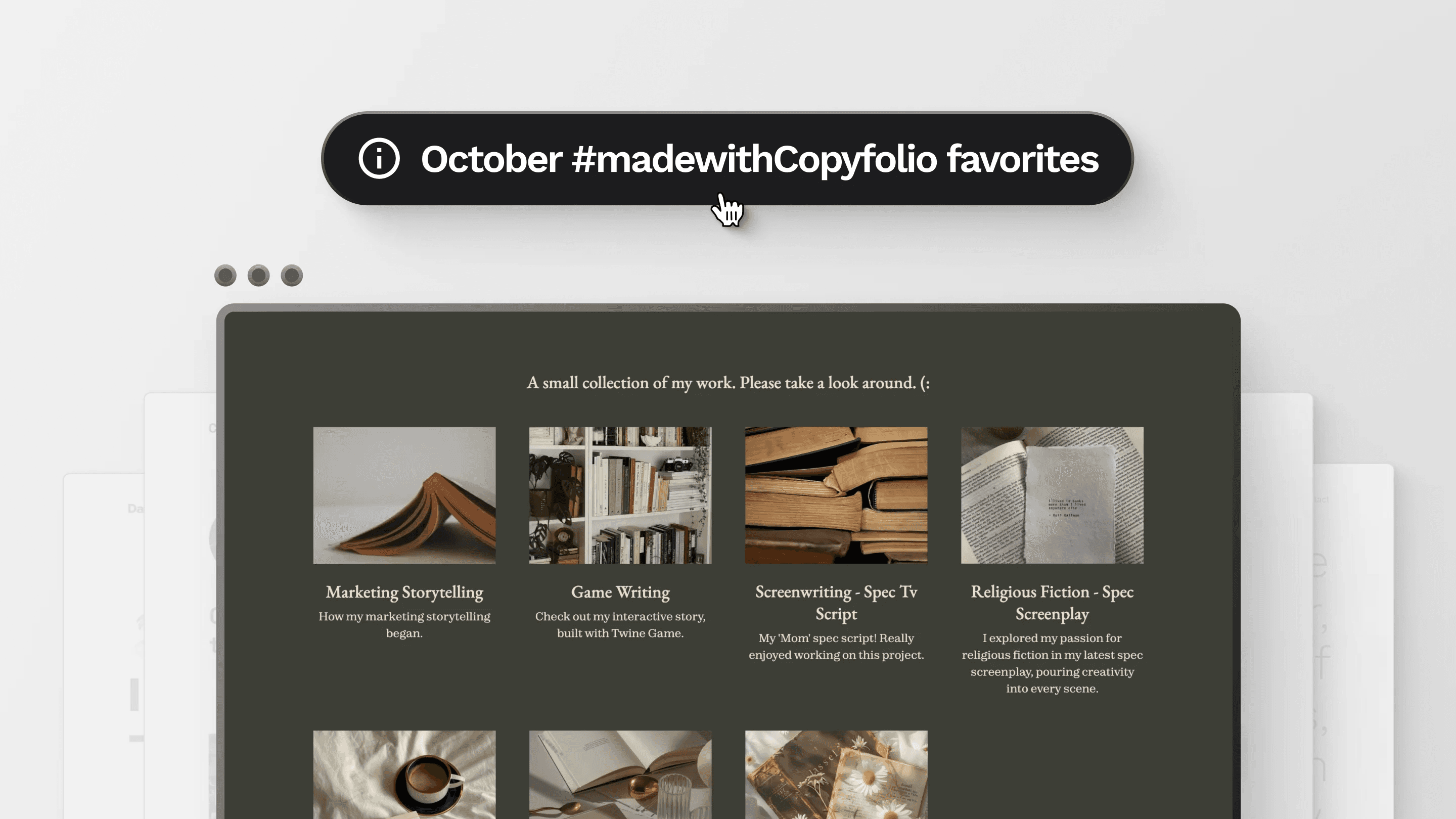 Cover for post #madewithCopyfolio: 2024 October favorites