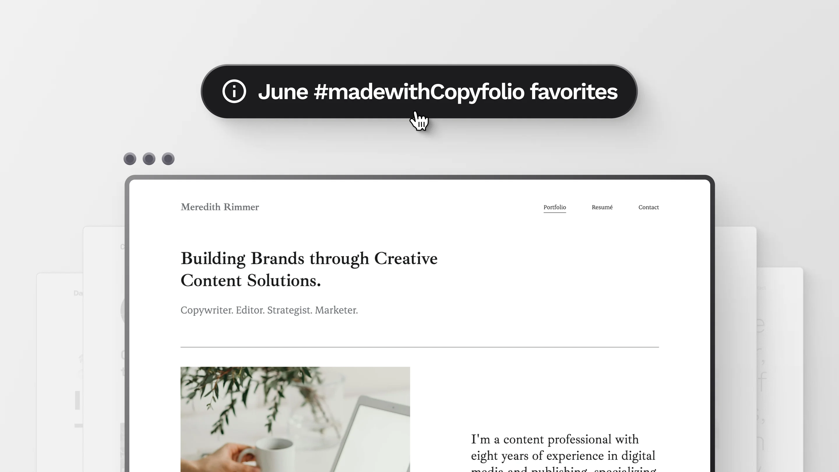 Cover for post #madewithcopyfolio: 2024 June Favorites