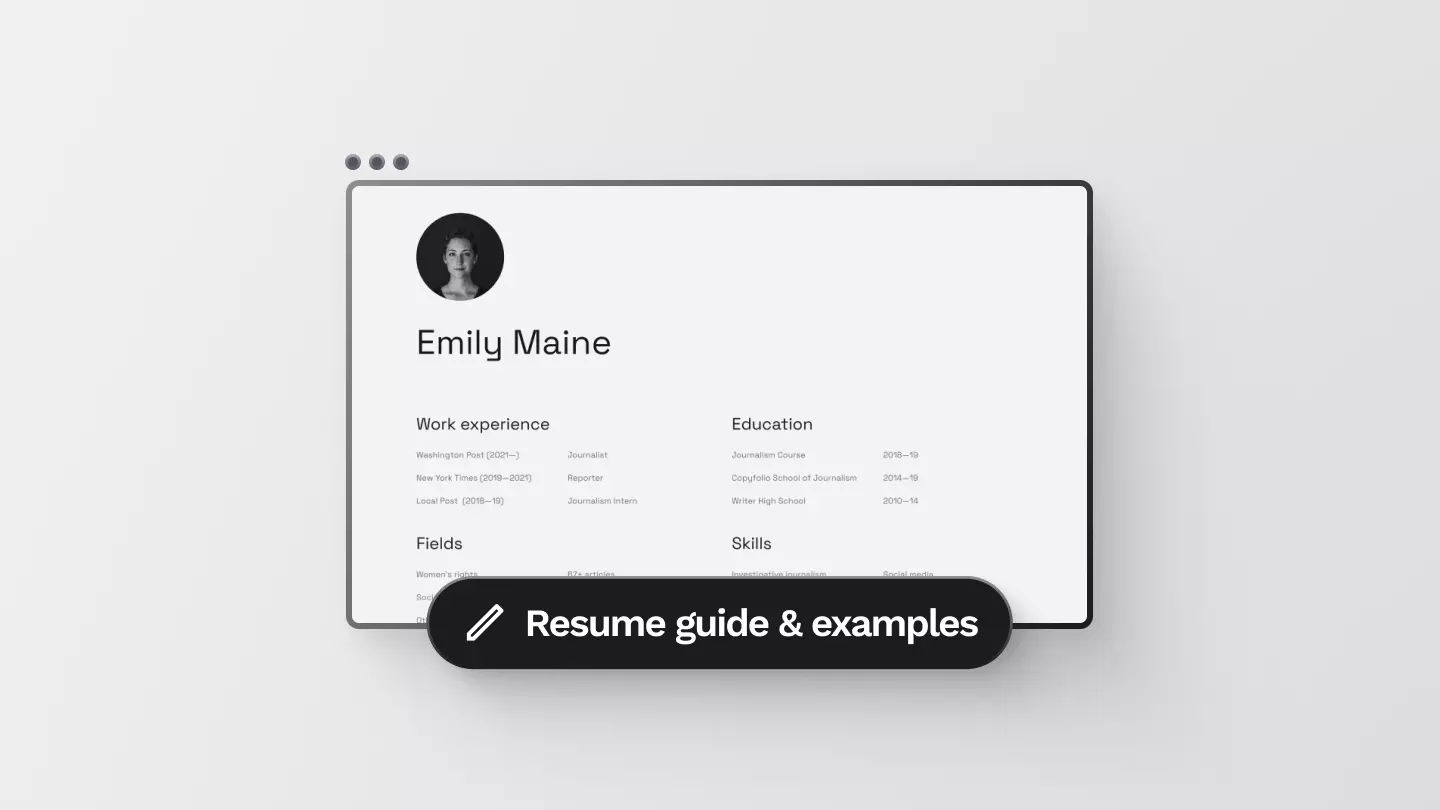 Cover for post Freelance Writer Resume Guide (With Examples to Copy)