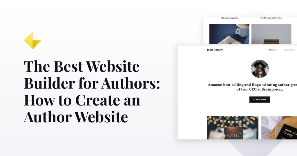 The best website builder for authors: how to create an author website