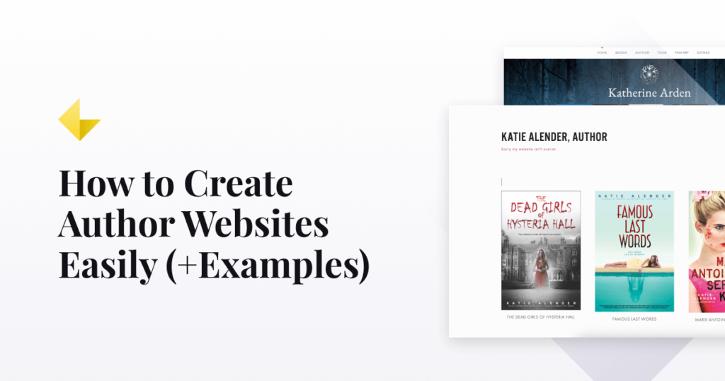 how to create author websites easily (+examples)