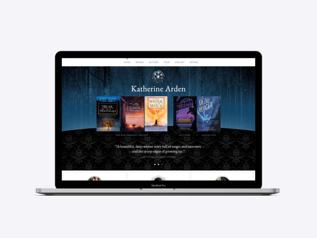 Best-selling author Katherine Arden's website.