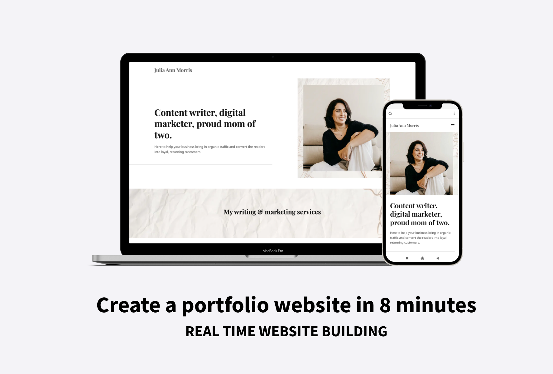 Cover for post How to Create A Portfolio Website in 8 Minutes (Video)